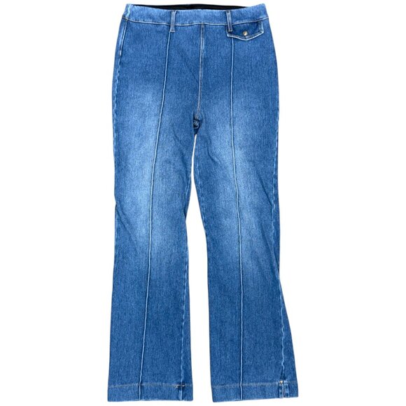 EUC Women's LYSSE Elle Ankle Flare Denim Jeans | Size M - Picture 8 of 16